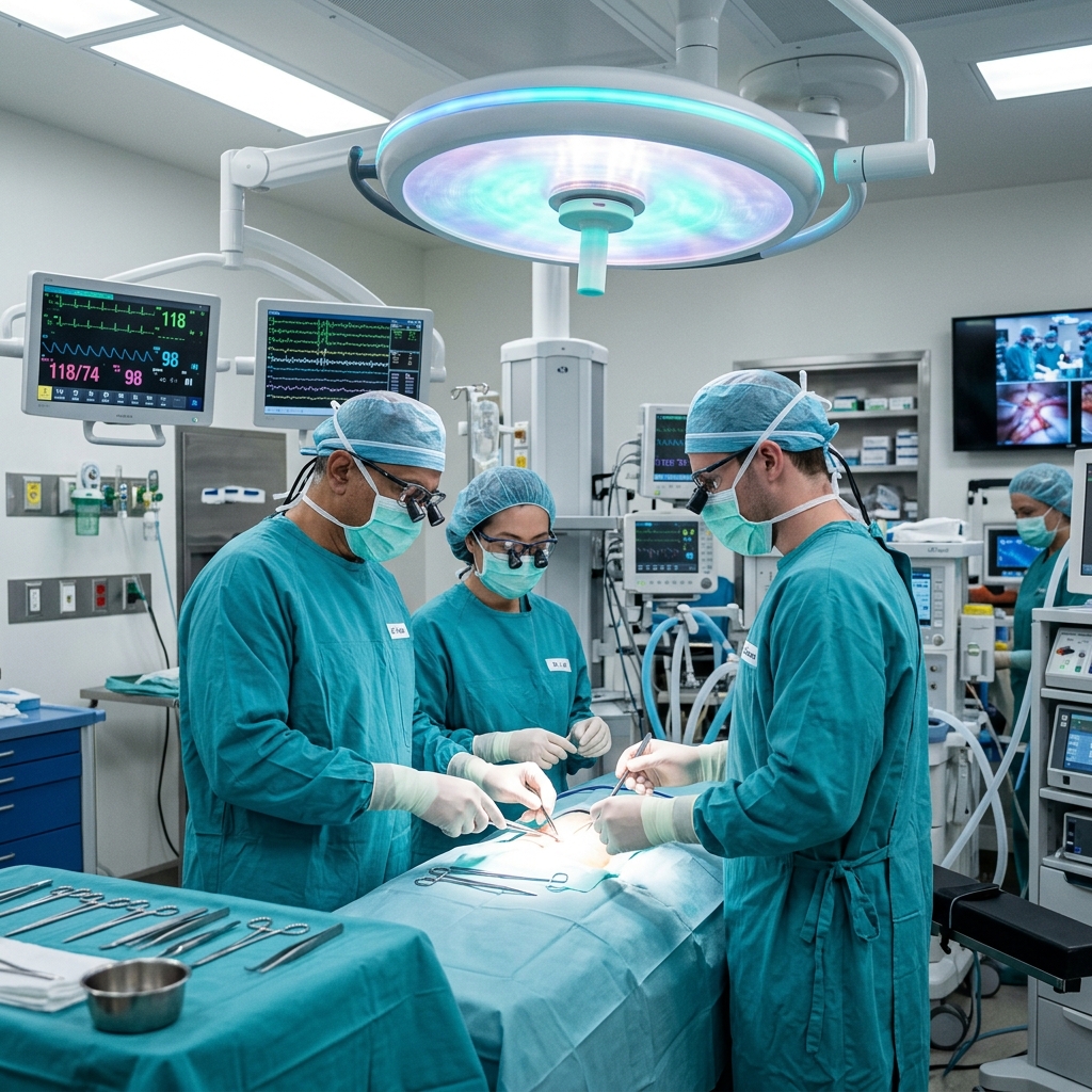 LIGO Surgical Team performing advanced piles laser surgery